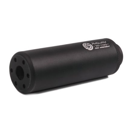 Глушитель G&G SS-100Black 100x30 мм, двусторонняя резьба 14 мм (G-01-014b)
